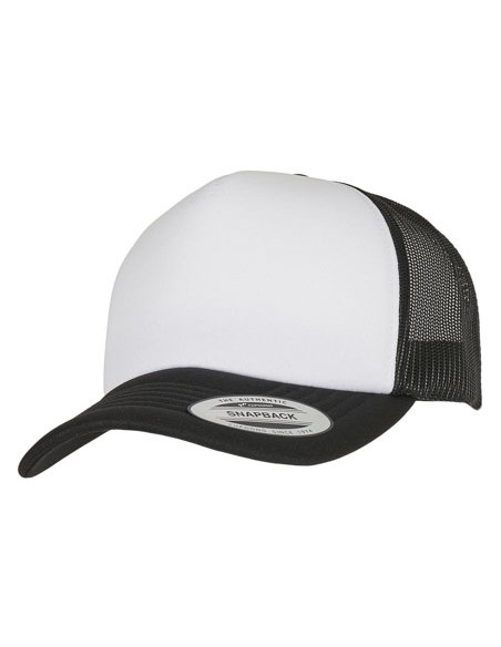FLE-6320W-YP Classics® Curved Foam Trucker Cap 2